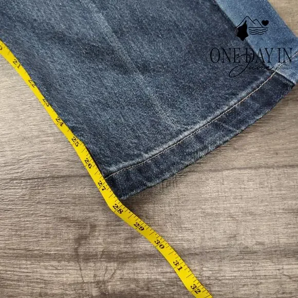 Fashion Nova Juniors I Said So Ripped Straight Leg Jeans Size 13 - Picture 6 of 8